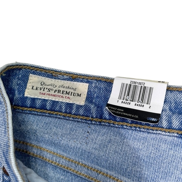Levi's® Premium Wedgie Icon Fit Painted Jeans - Medium Wash - Picture 6 of 10